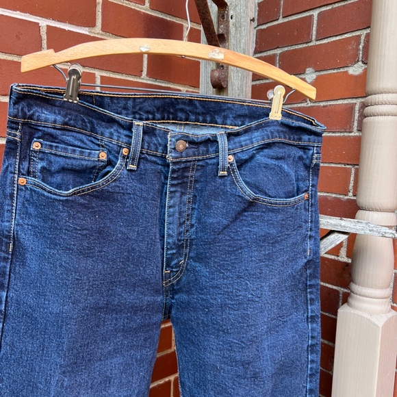 Men's classic Levi, 505 jeans, size 36/34, dark navy color - Picture 3 of 6